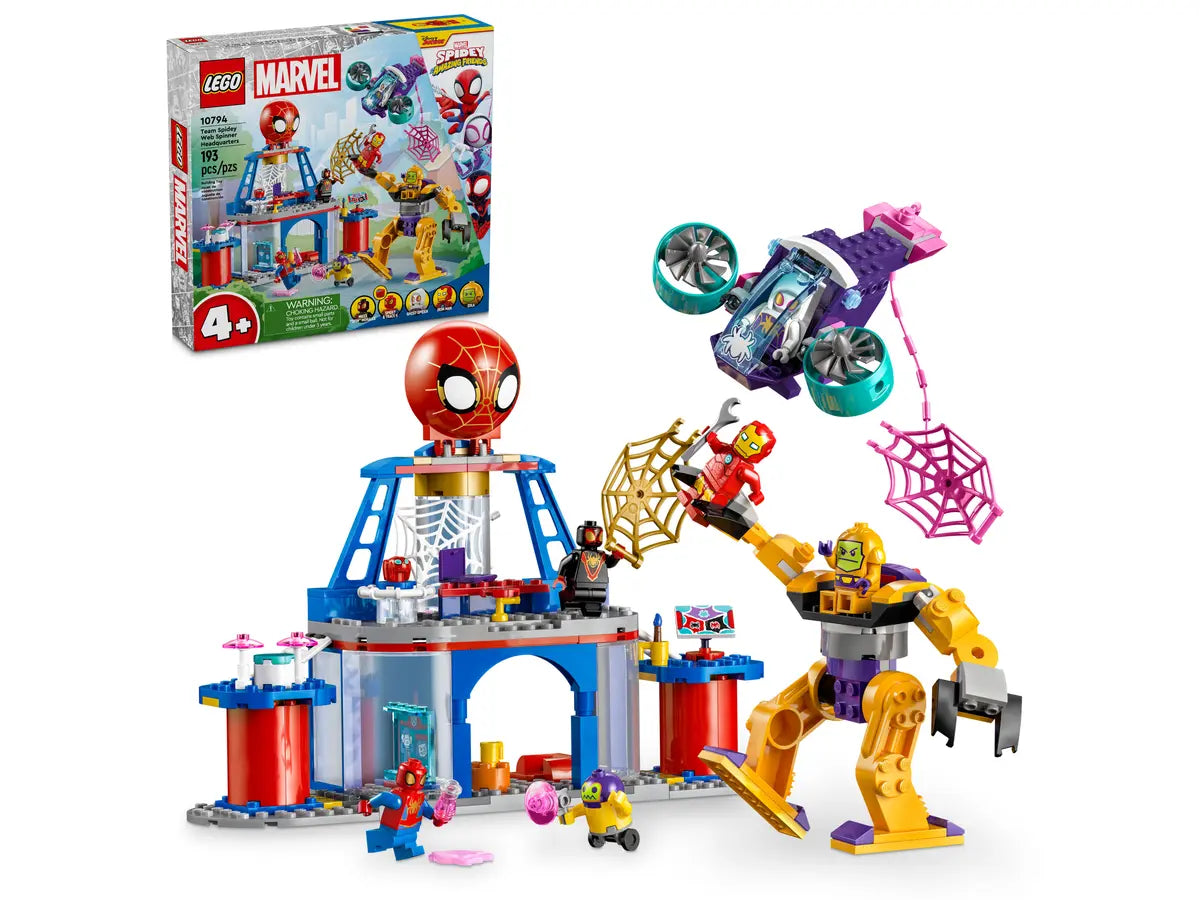 LEGO Marvel Spidey y su Super Equipo Cuartel General Aracnido del Equipo Spidey 10794