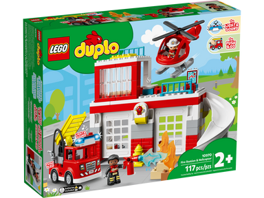 LEGO DUPLO Town Parque de Bomberos y Helicoptero 10970