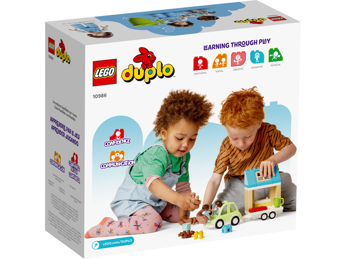 LEGO DUPLO Town Casa Familiar con Ruedas 10986 — Distrito Max