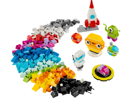 LEGO DUPLO 10422 - Juego de construcción de naves espaciales 3 en 1,  juguete educativo de descubrimiento espacial para niños de 3 años en  adelante