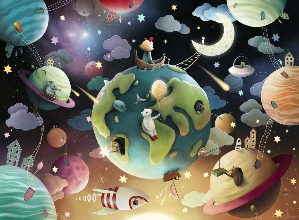 Ravensburger Rompecabezas: Planetas Kids XXL 2 100 piezas