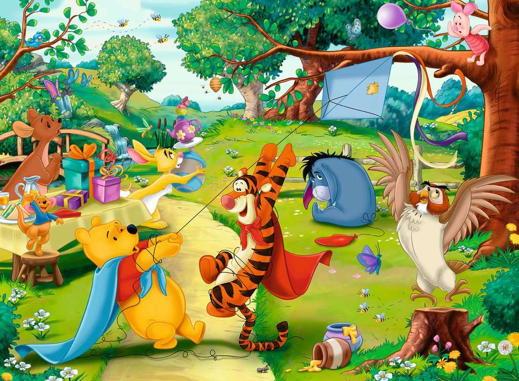 Ravensburger Rompecabezas: Winnie Pooh - Rescate Kids XXL 100 piezas