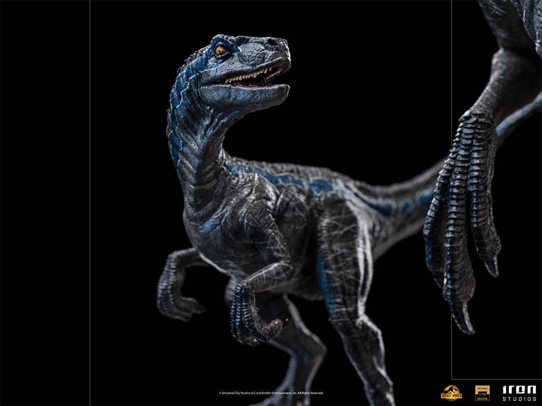 IRON Studios: Jurassic Dominion - Blue y Beta Deluxe Escala de Arte 1/10