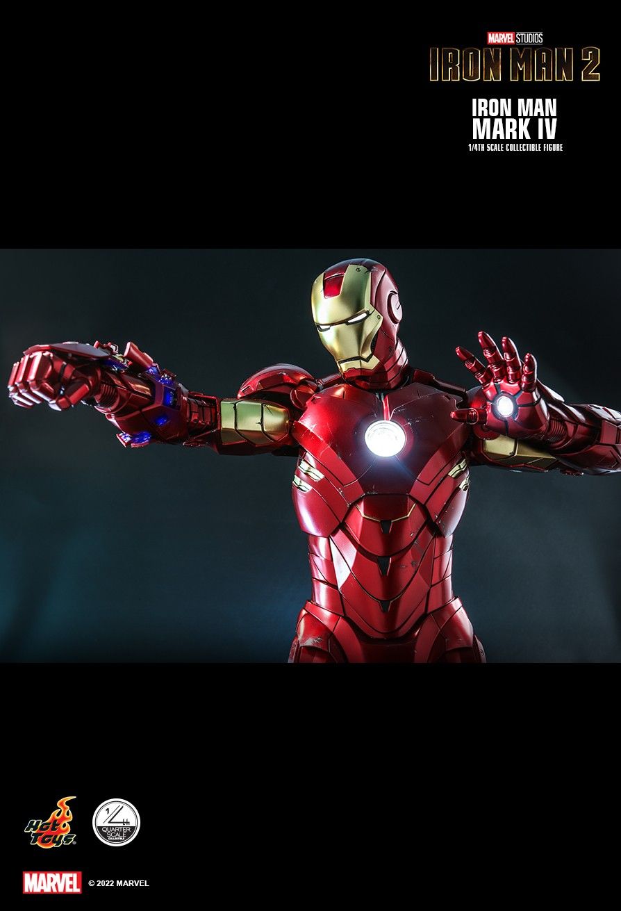 Hot Toys Quarter Scale Series: Iron Man 2 - Mark IV Escala 1/4