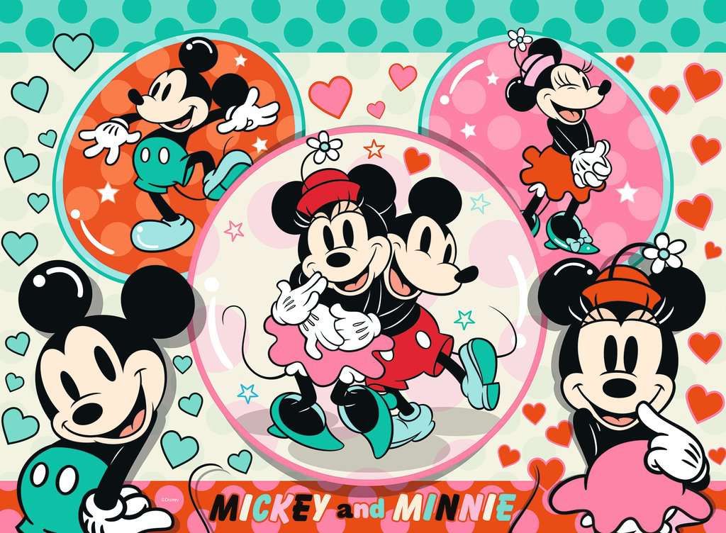 Ravensburger Rompecabezas: Disney Mickey Mouse - Mickey y Minnie 150 piezas