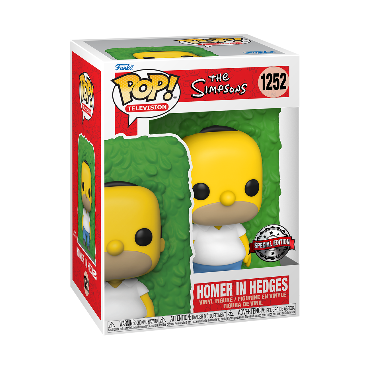 Funko Pop Animation: Los Simpsons - Homero en arbusto Exclusivo