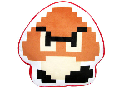Little Buddy Nintendo Peluche: Super Mario - Goomba 8 Bit Pillow 12 Pulgadas