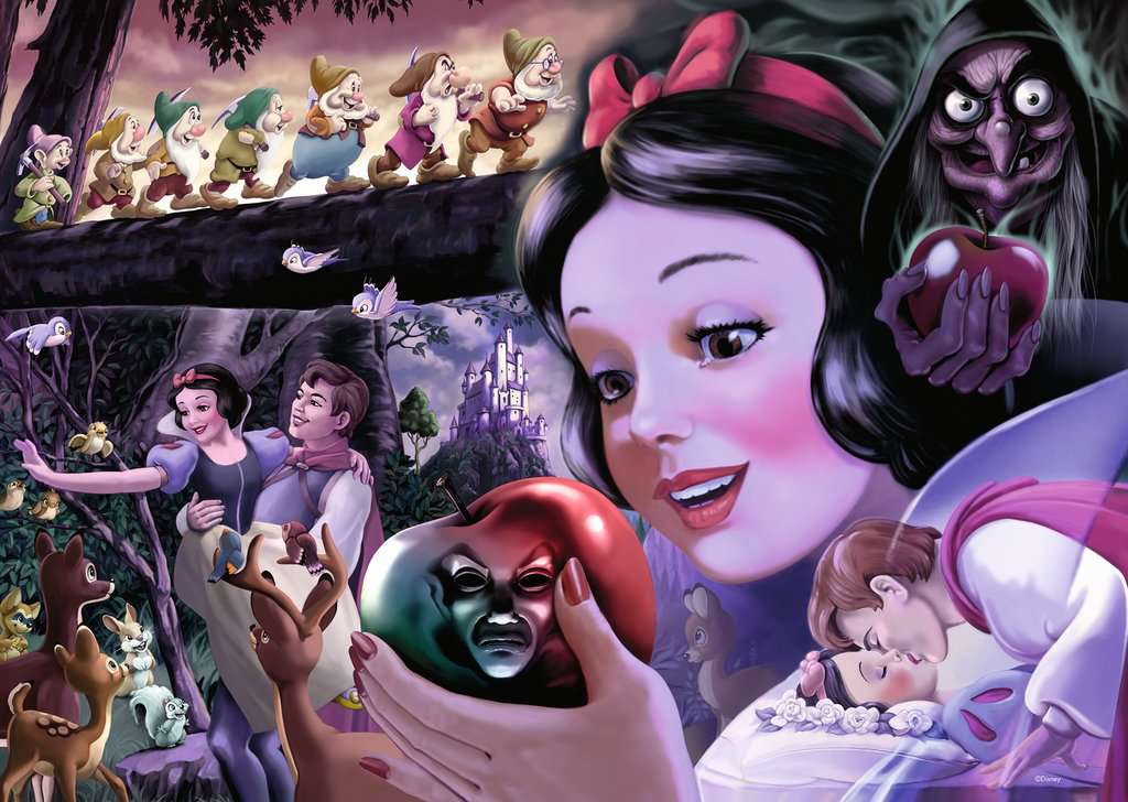 Ravensburger Rompecabezas Adultos: Disney - Blanca Nieves Especial 1000 piezas