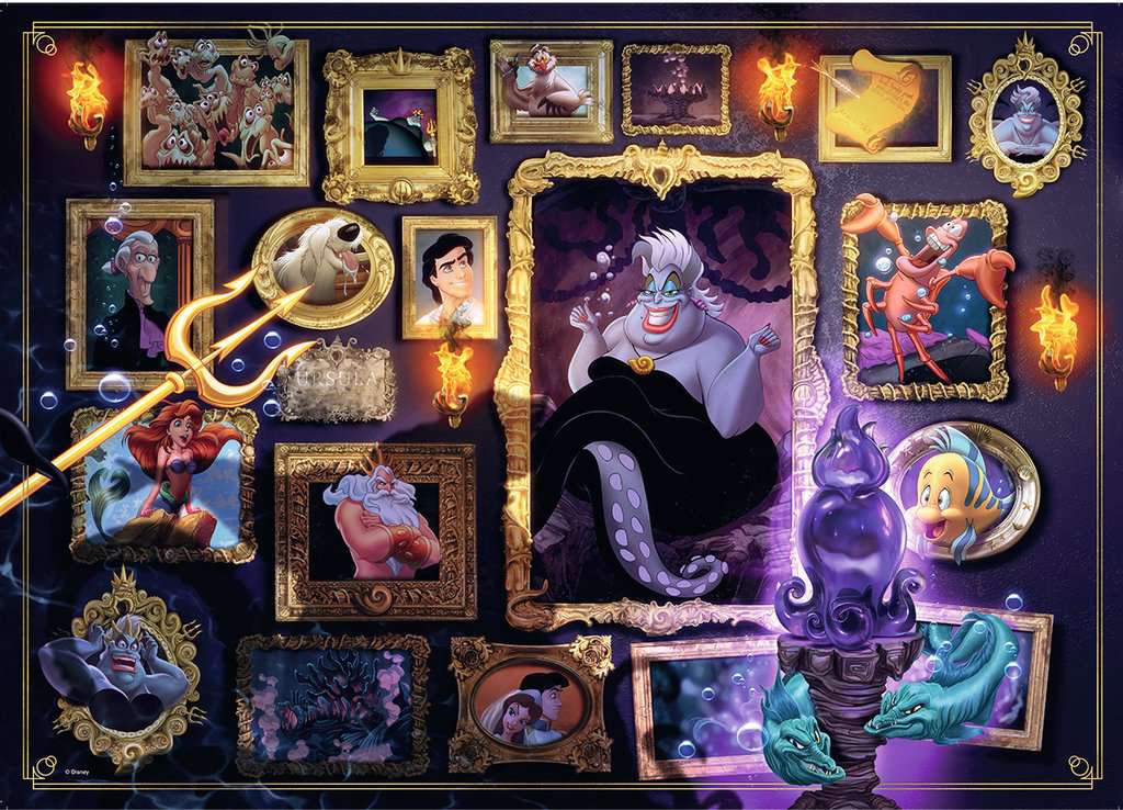 Ravensburger Rompecabezas Adultos: Disney - Villanos Ursula 1000 piezas