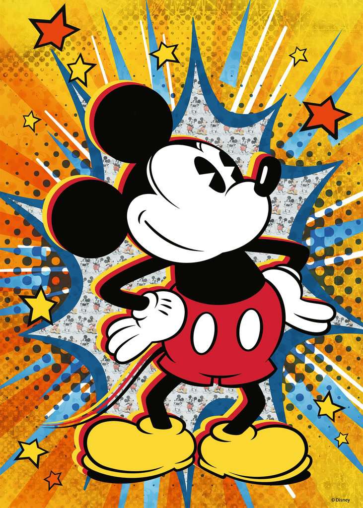 Ravensburger Rompecabezas Adultos: Disney - Mickey Retro 1000 piezas