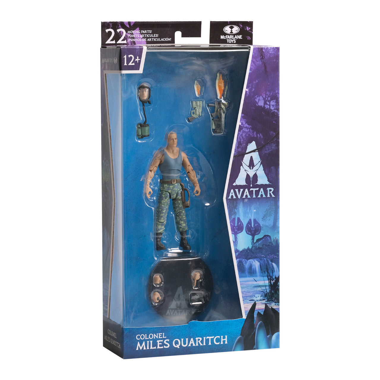McFarlane Figura de Accion: Disney Avatar - Coronel Miles Quaritch 7 Pulgadas