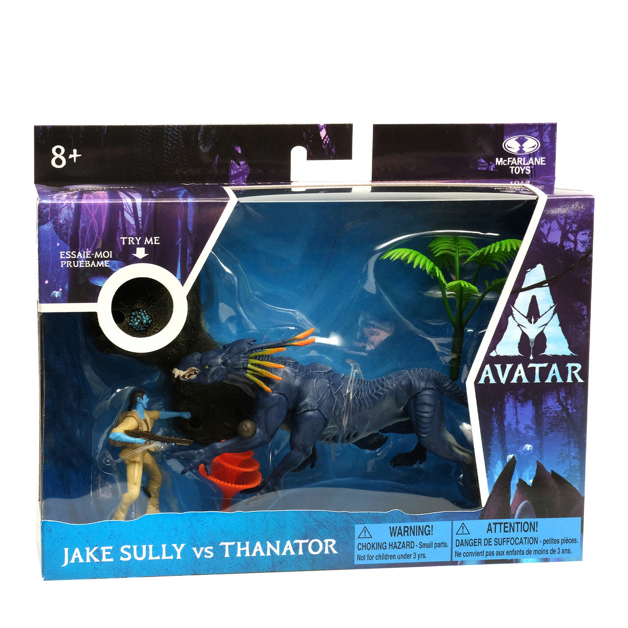 McFarlane Figura de Accion: Disney Avatar - Jake Sully vs Thanator Deluxe