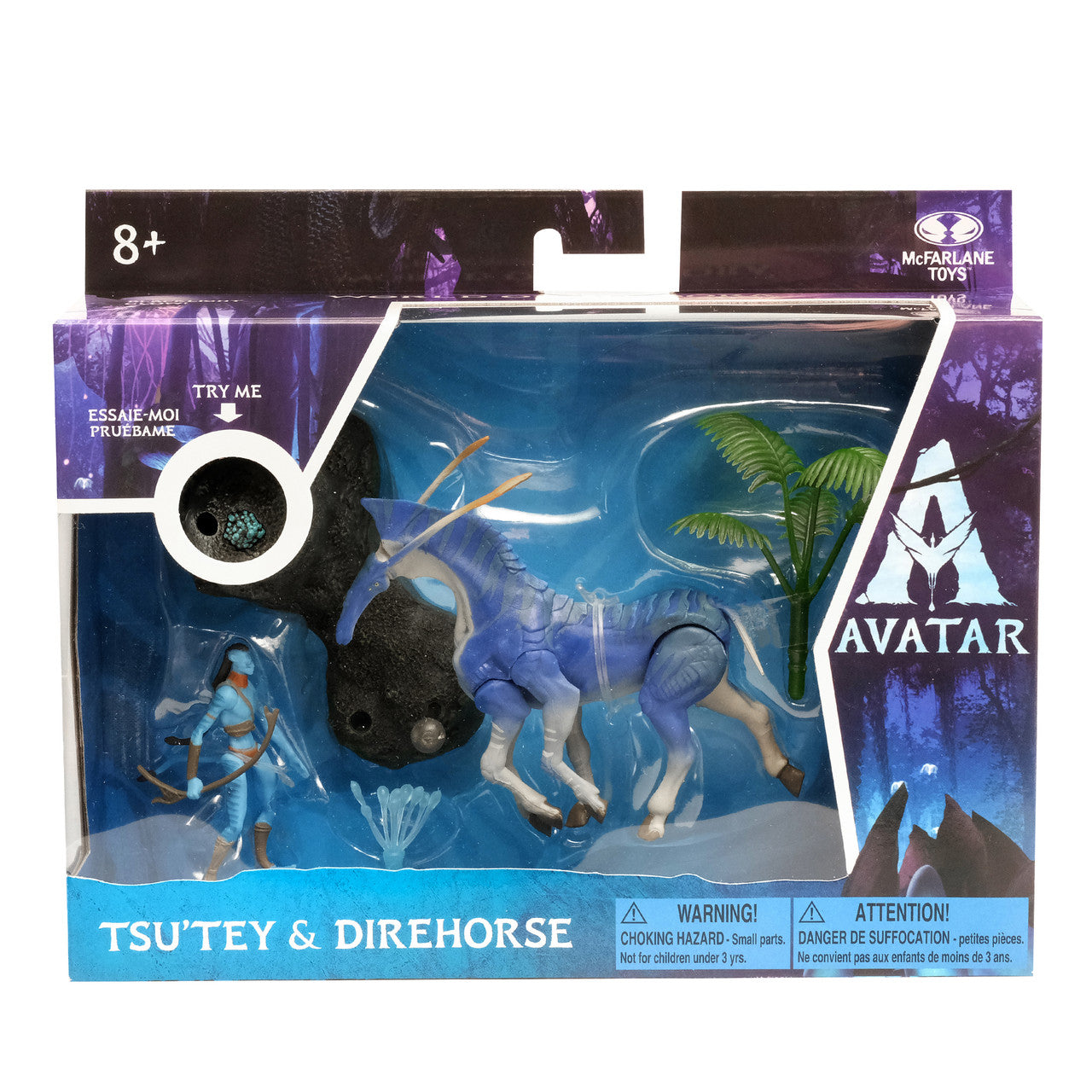 McFarlane Figura de Accion: Disney Avatar - Tsu tey y Direhorse Deluxe