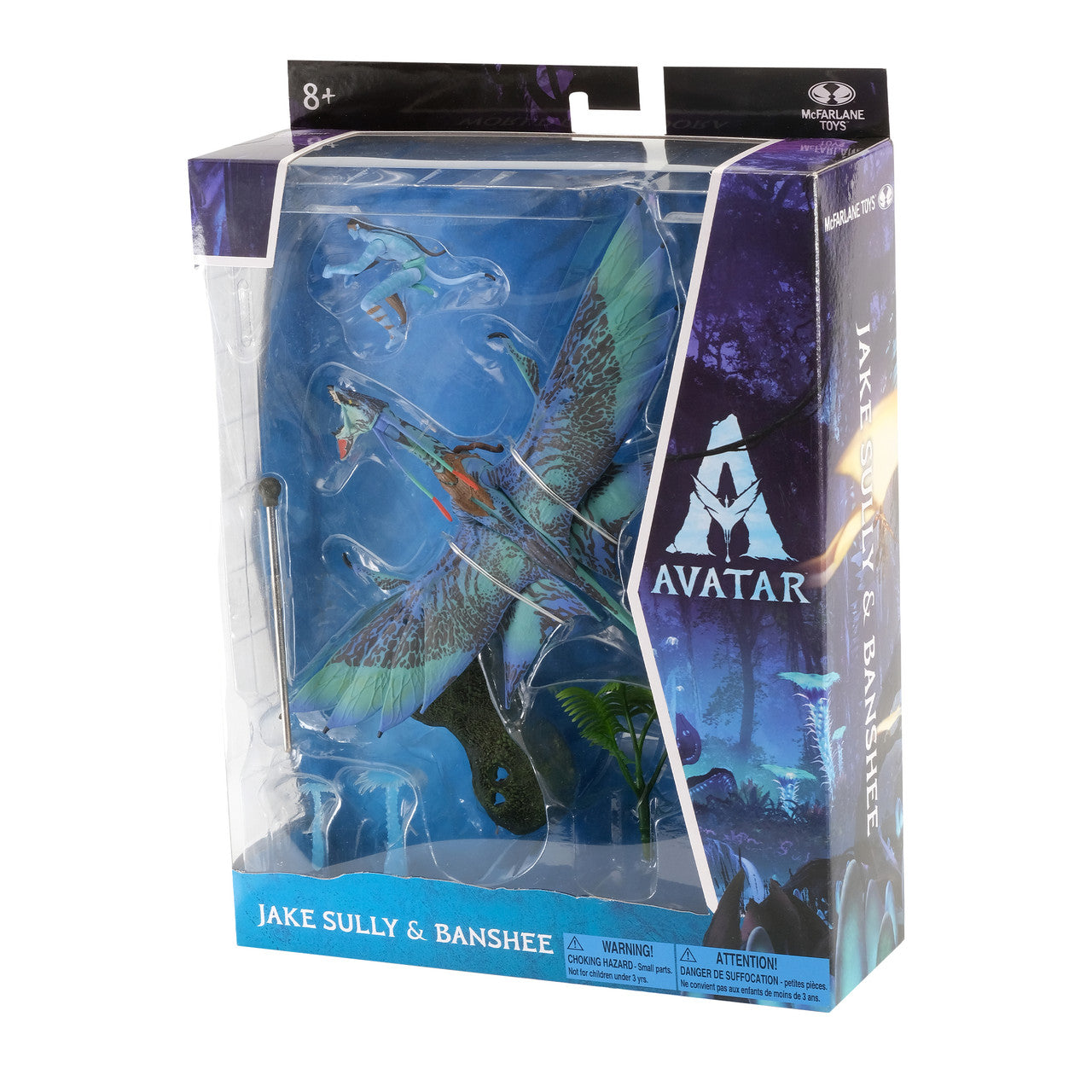McFarlane Figura de Accion: Disney Avatar - Jake Sully y Banshee Deluxe