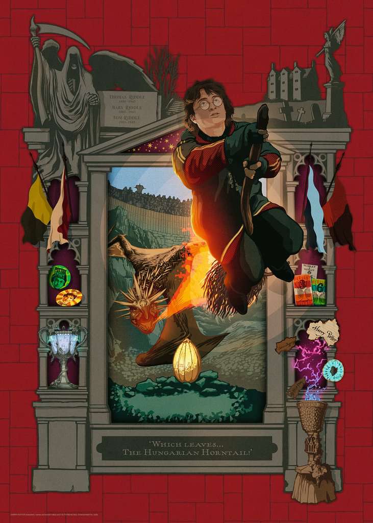 Ravensburger Rompecabezas Adultos: Harry Potter - El Caliz de Fuego 1000 piezas