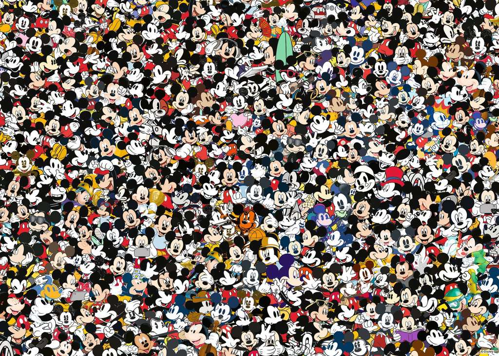 Ravensburger Rompecabezas Adultos: Disney - Mickey Mouse Challenge 1000 piezas