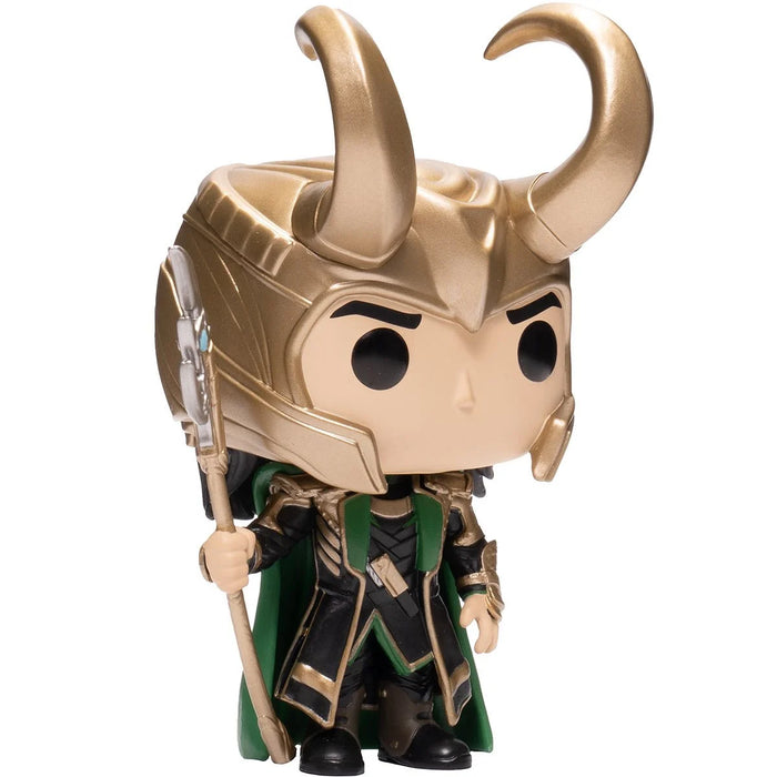 Funko Pop Marvel: Avengers - Loki con Cetro Glow Exclusivo