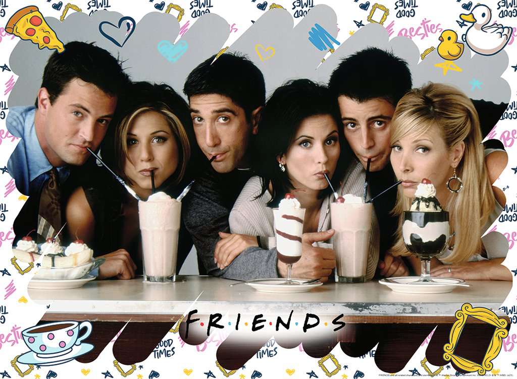 Ravensburger Rompecabezas Adultos: Friends - Friends Protagonistas 500 piezas