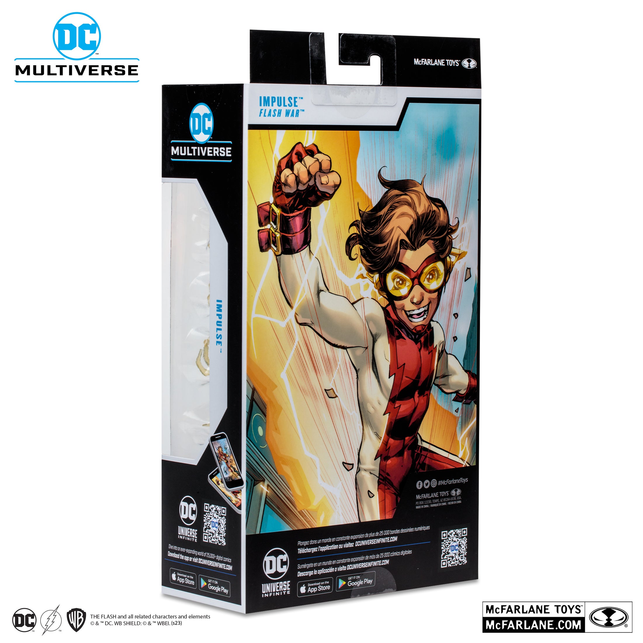 McFarlane Figura de Accion: DC Comics Flash War - Impulse Gold Label Exclusivo 7 Pulgadas