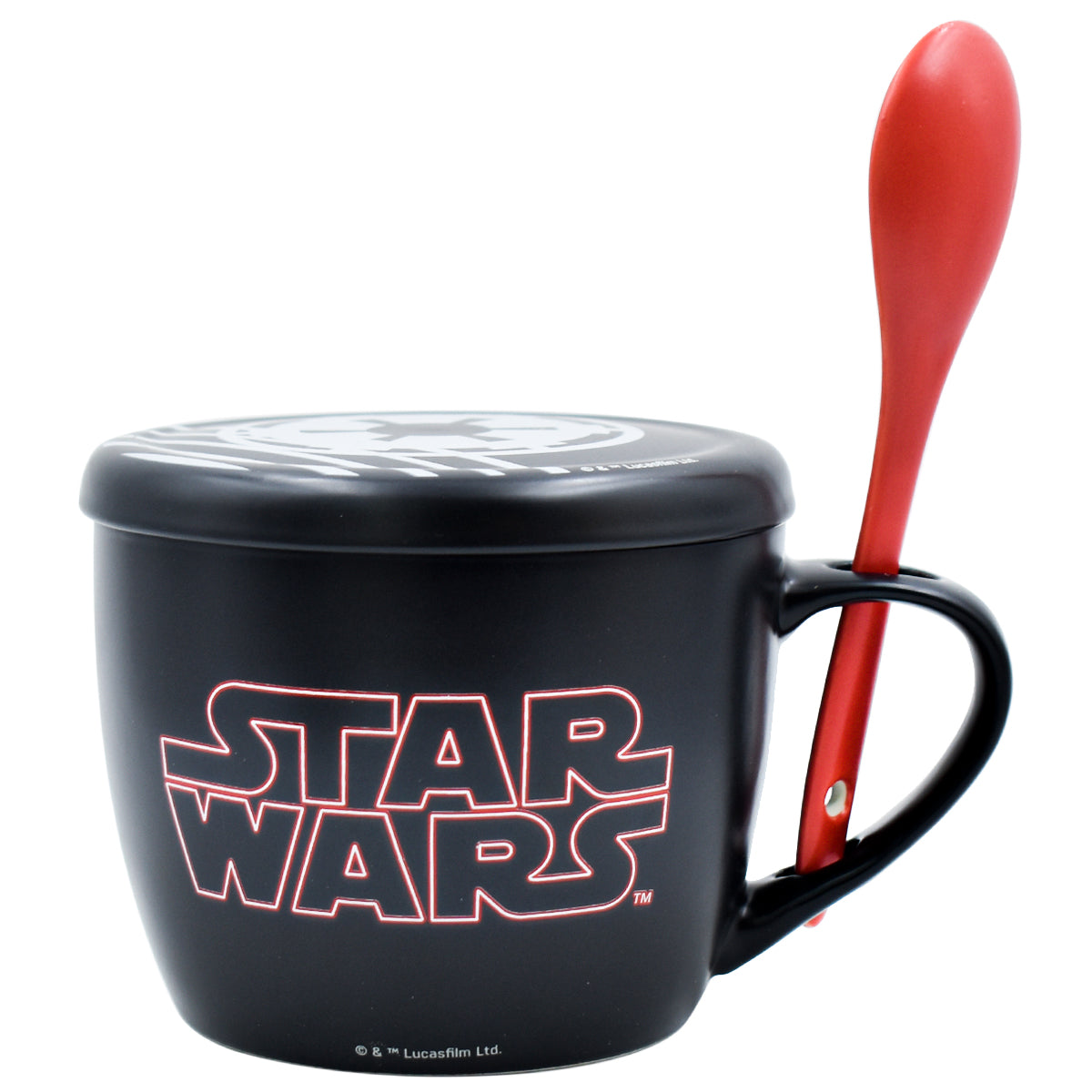 Fun Kids Taza Con Tapa De Porcelana: Star Wars - Darth Vader 580 ml
