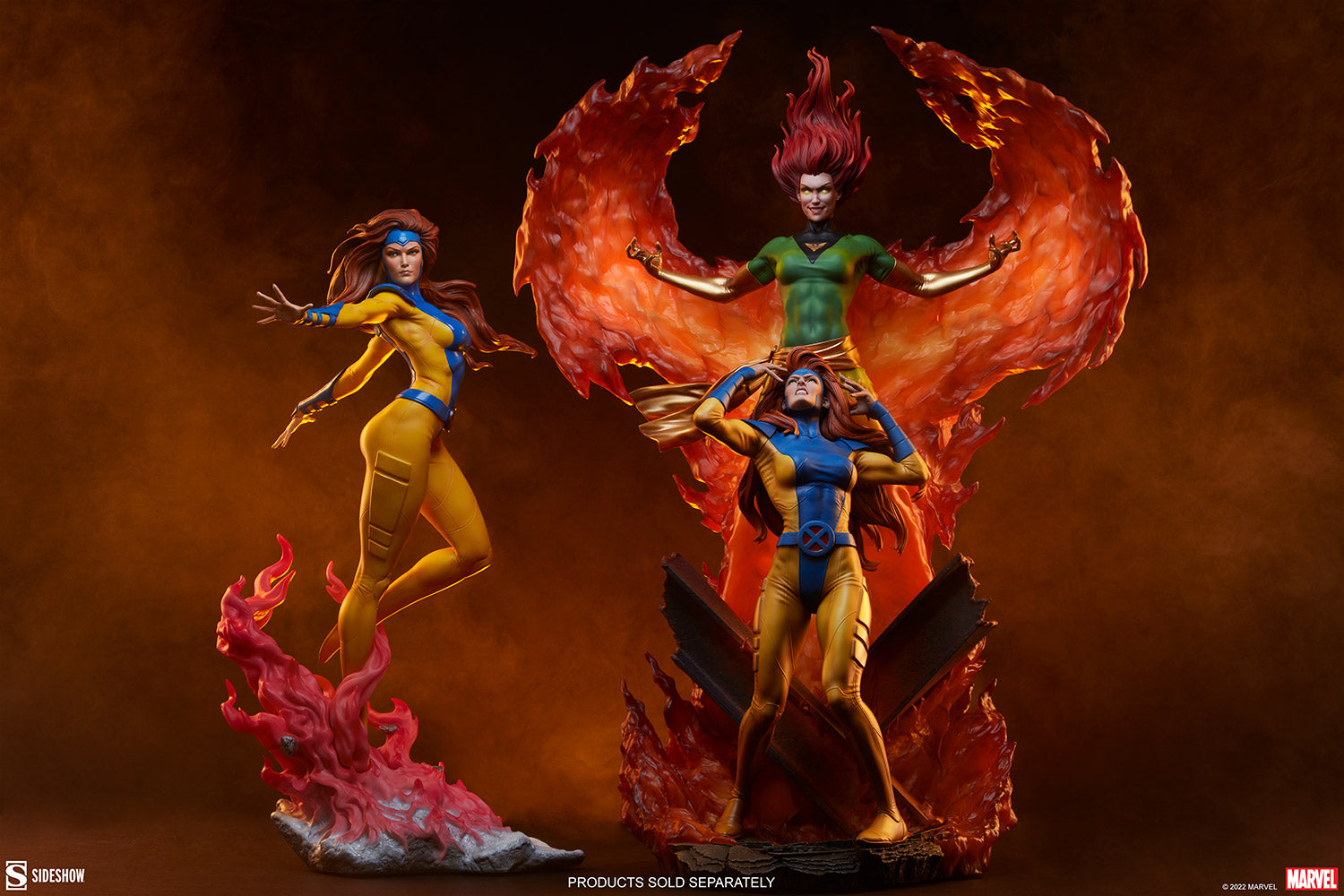 Sideshow Maquette: X Men - Phoenix y Jean Grey Estatua