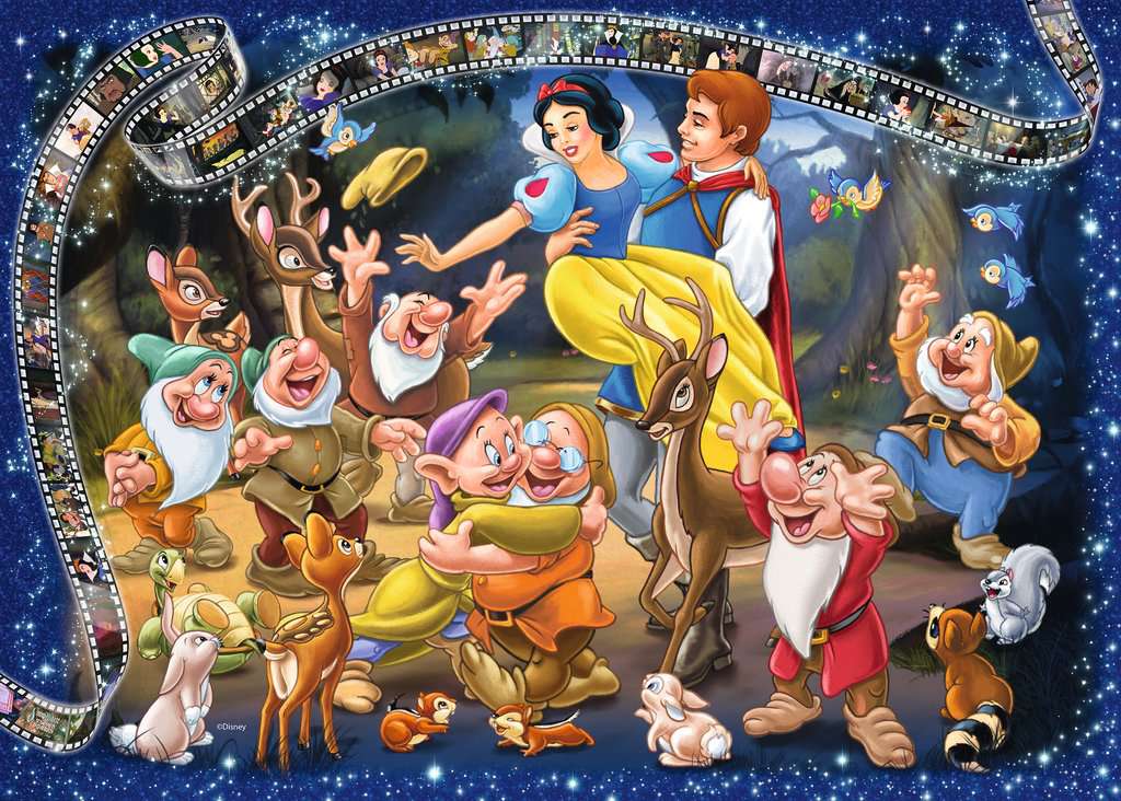 Ravensburger Rompecabezas Adultos: Disney - Blancanieves 1000 piezas
