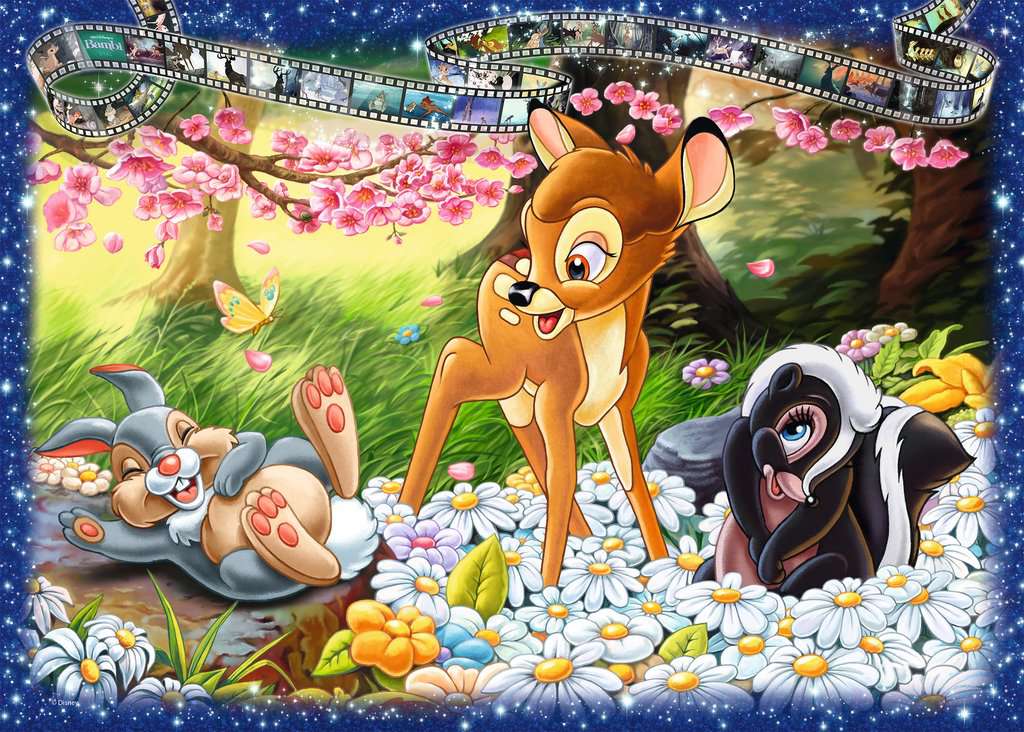 Ravensburger Rompecabezas Adultos: Disney - Bambi 1942 1000 piezas