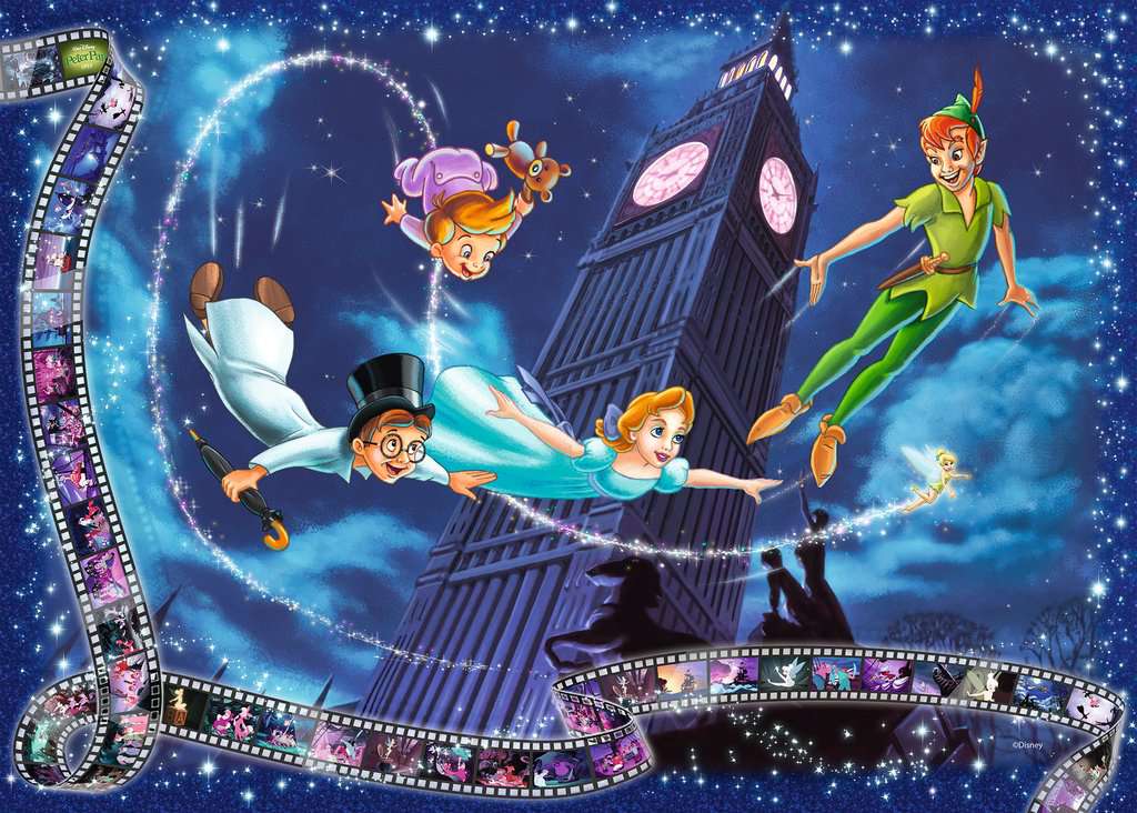 Ravensburger Rompecabezas Adultos: Disney - Peter Pan 1955 1000 piezas