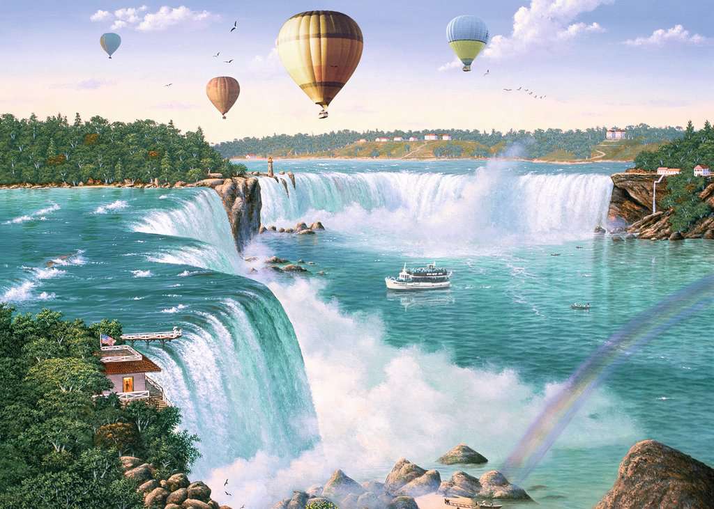 Ravensburger Rompecabezas Adultos: Cataratas del Niagara 1000 piezas