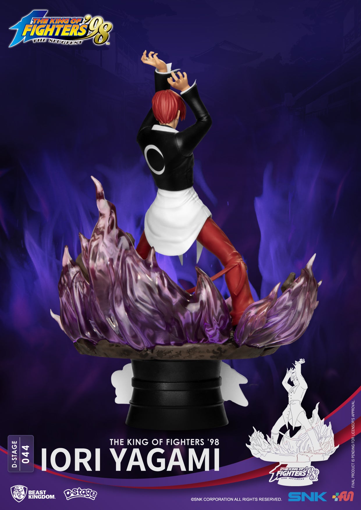 Beast Kingdom Diorama Stage: The King of Fighters 98 - Iori Yagami Armable