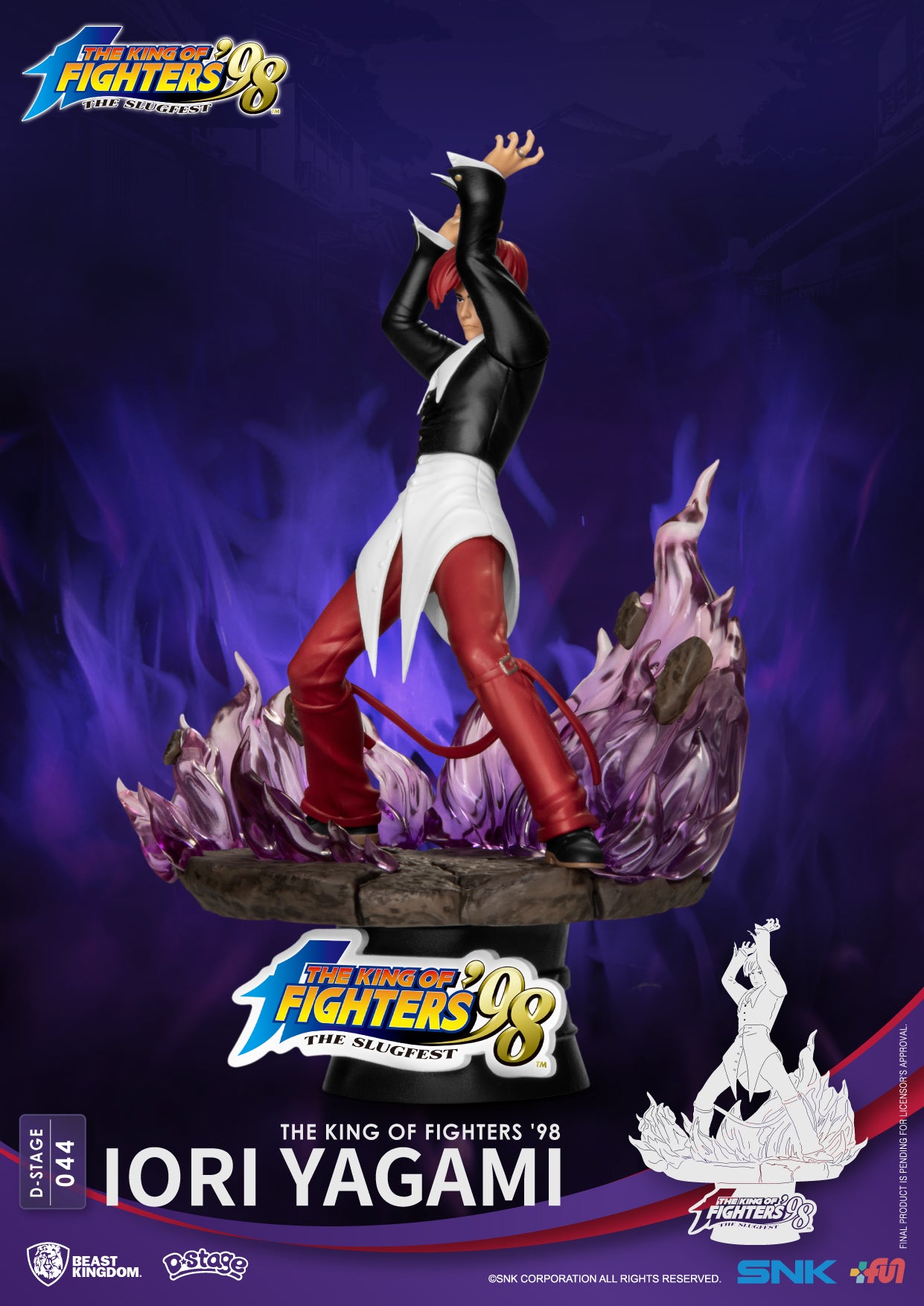 Beast Kingdom Diorama Stage: The King of Fighters 98 - Iori Yagami Armable