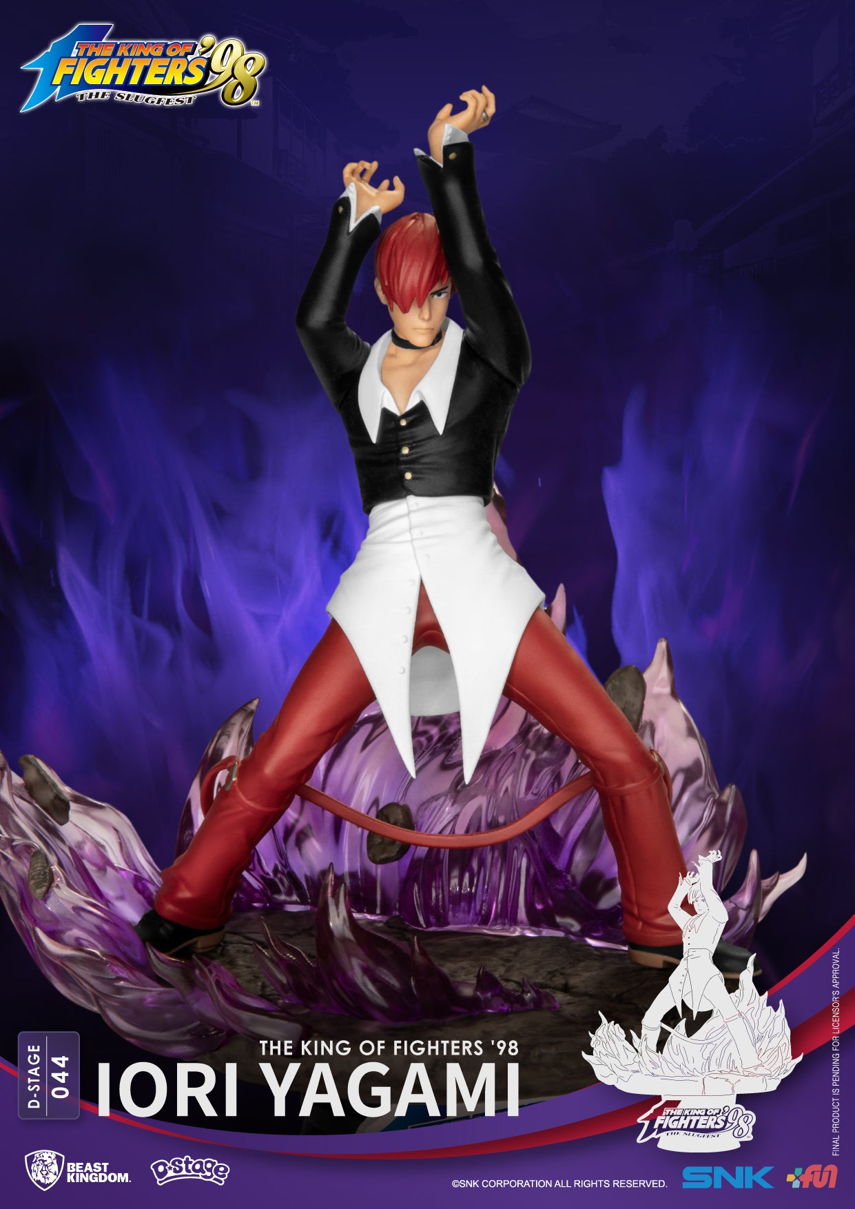Beast Kingdom Diorama Stage: The King of Fighters 98 - Iori Yagami Armable