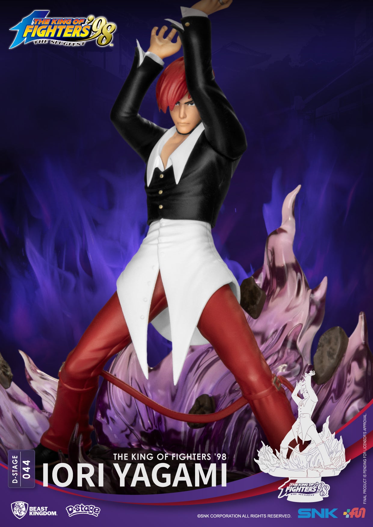 Beast Kingdom Diorama Stage: The King of Fighters 98 - Iori Yagami Armable