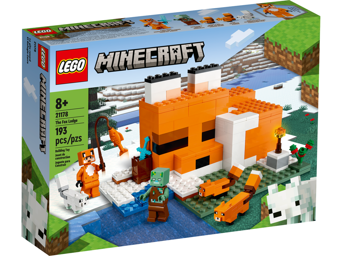 LEGO Minecraft El Refugio Zorro 21178