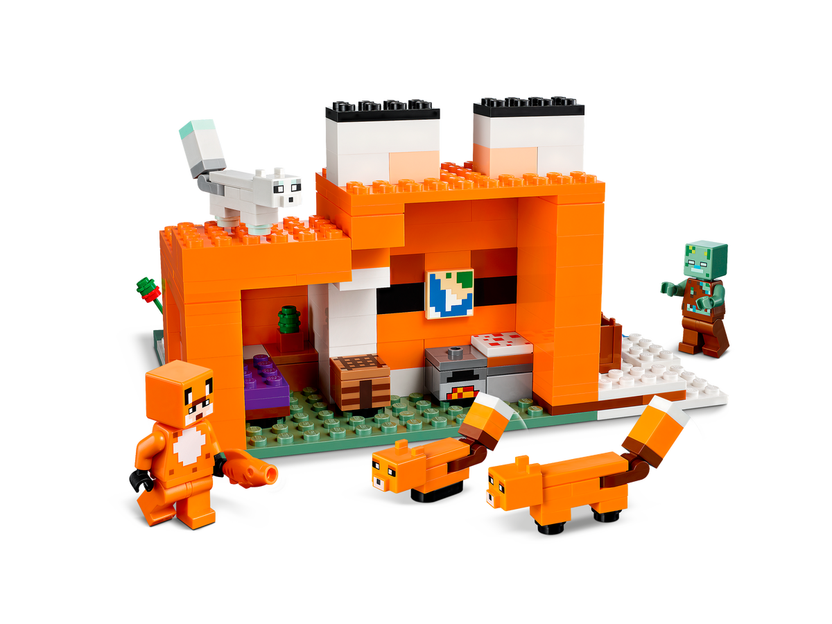 LEGO Minecraft El Refugio Zorro 21178