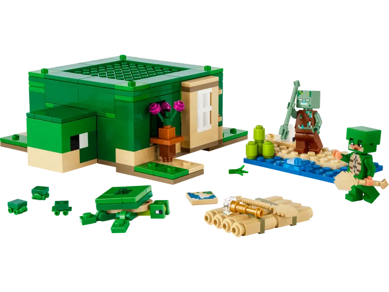 LEGO Minecraft La Casa Tortuga de la Playa 21254