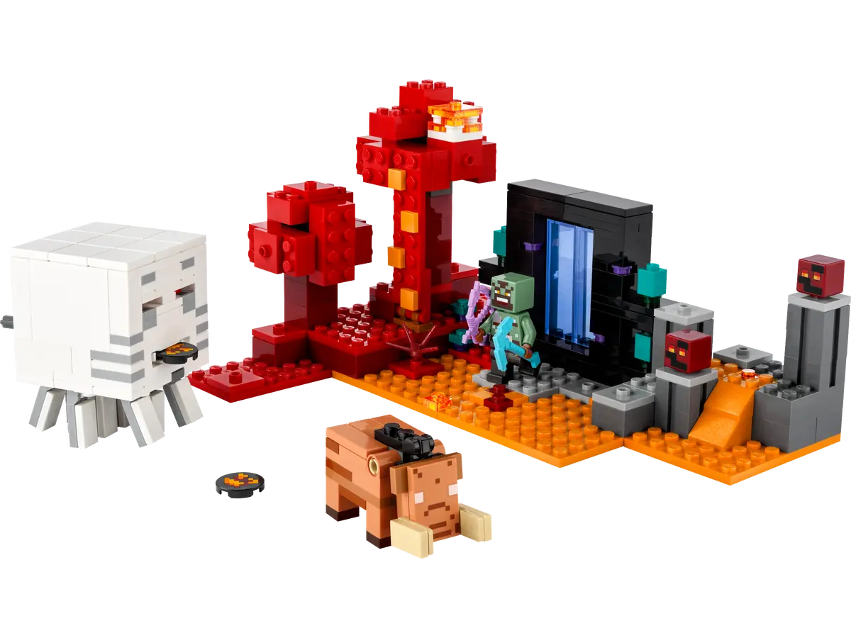 LEGO Minecraft La Emboscada En El Portal Del Nether 21255