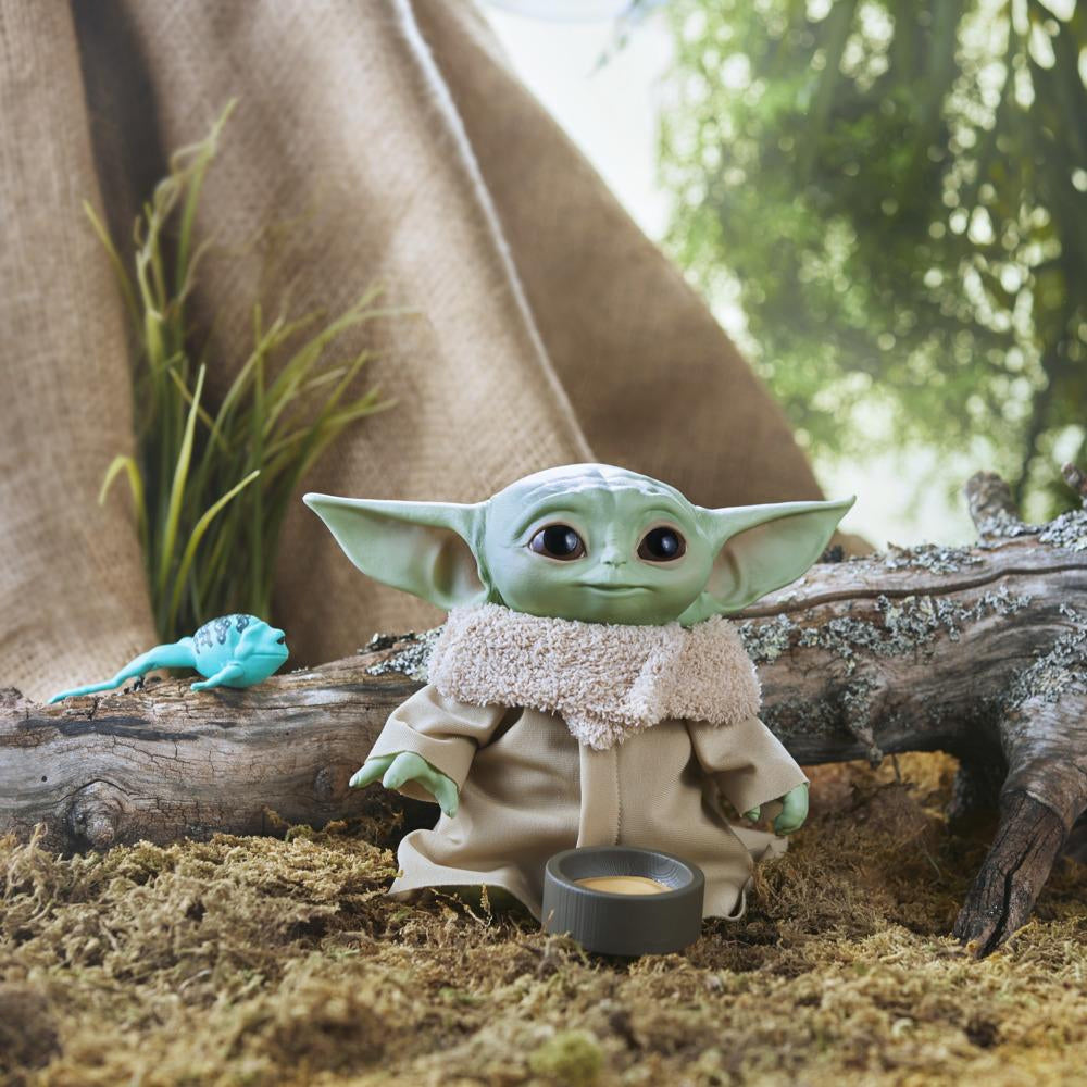 Mattel Star Wars - Juguete de peluche, figura de bebé Yoda de 11 pulgadas  de The Mandalorian, personaje de peluche coleccionable con bolsa de