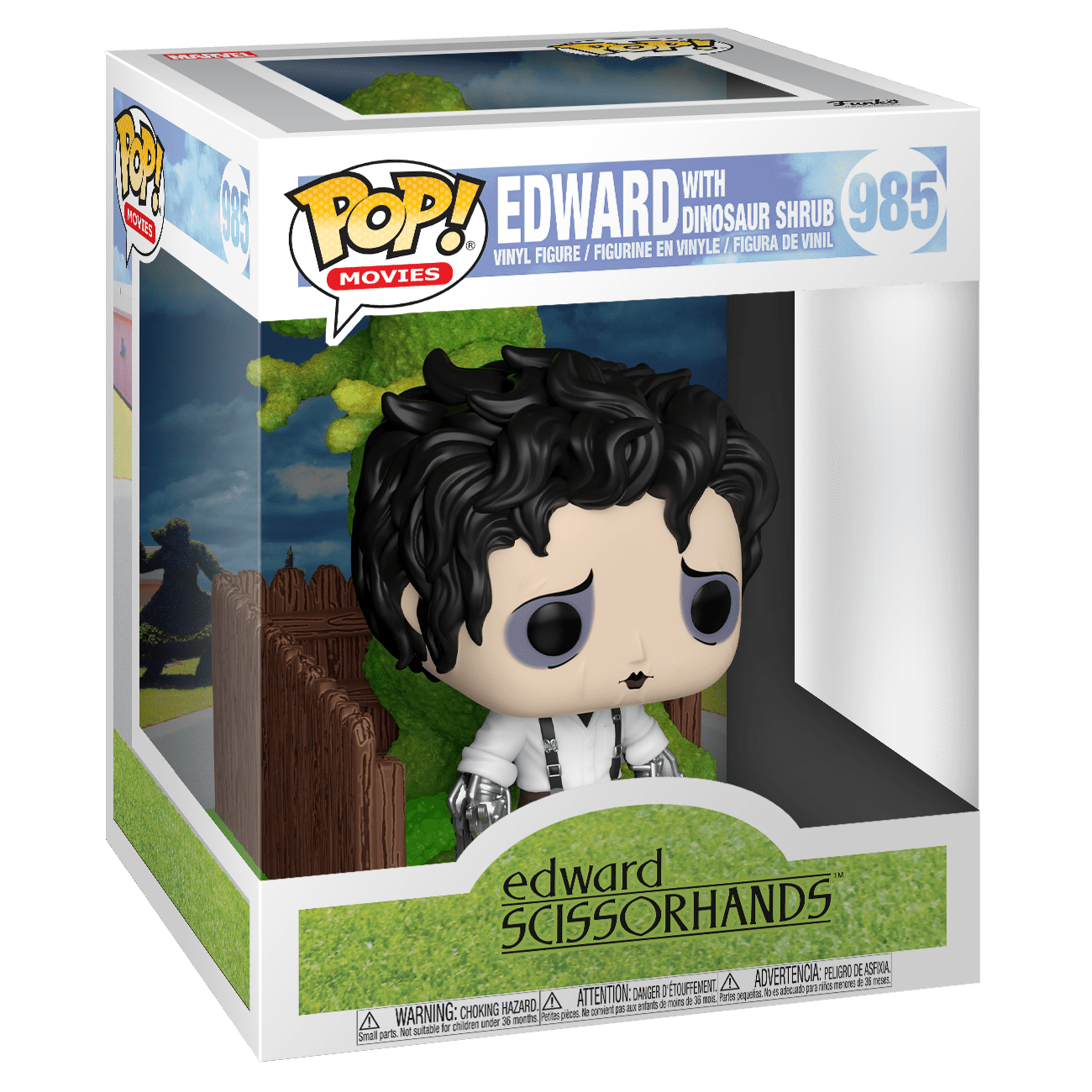 Funko Pop Deluxe: El Joven Manos de Tijera - Edward Scissorhands Con Dino