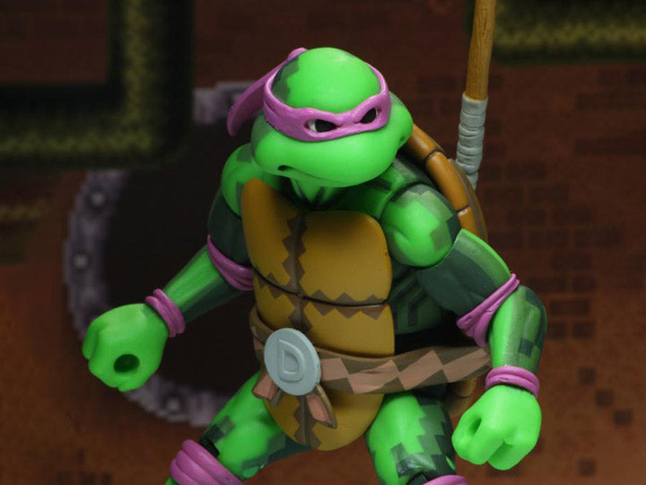 NECA Figura de Accion: TMNT Tortugas Ninja en el Tiempo - Donatello de 7 Pulgadas