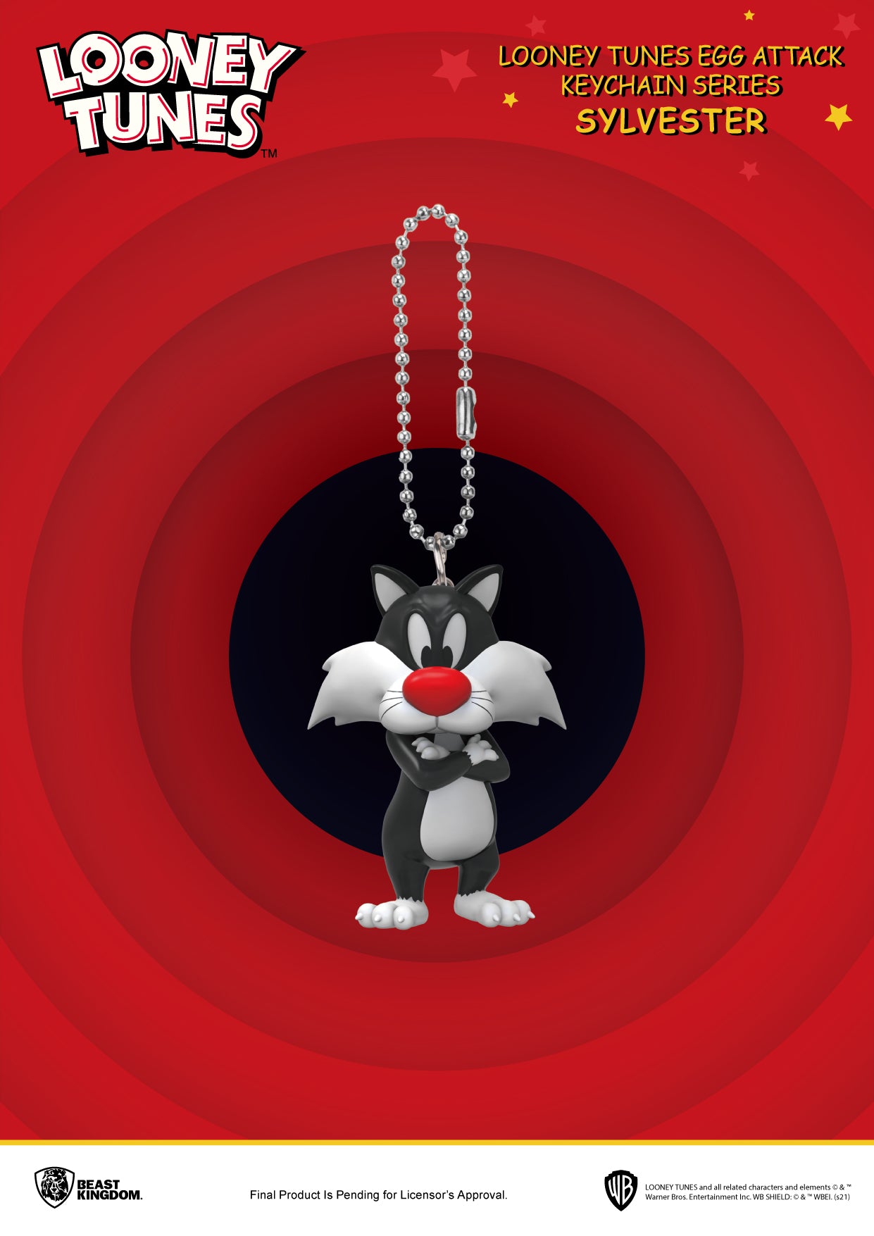 Beast Kingdom Egg Attack Keychain: Looney Tunes - Personajes Sorpresa Llavero