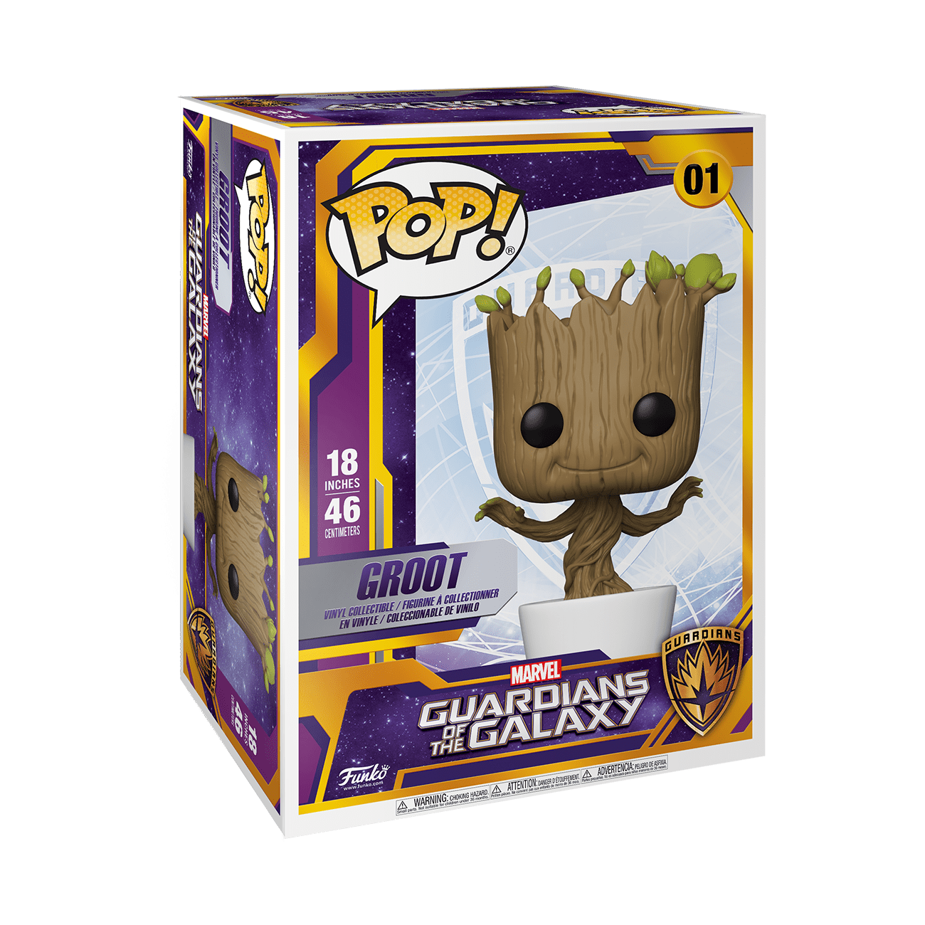 Funko Pop Marvel: Guardianes de la Galaxia - Groot Bailando 18 Pulgadas