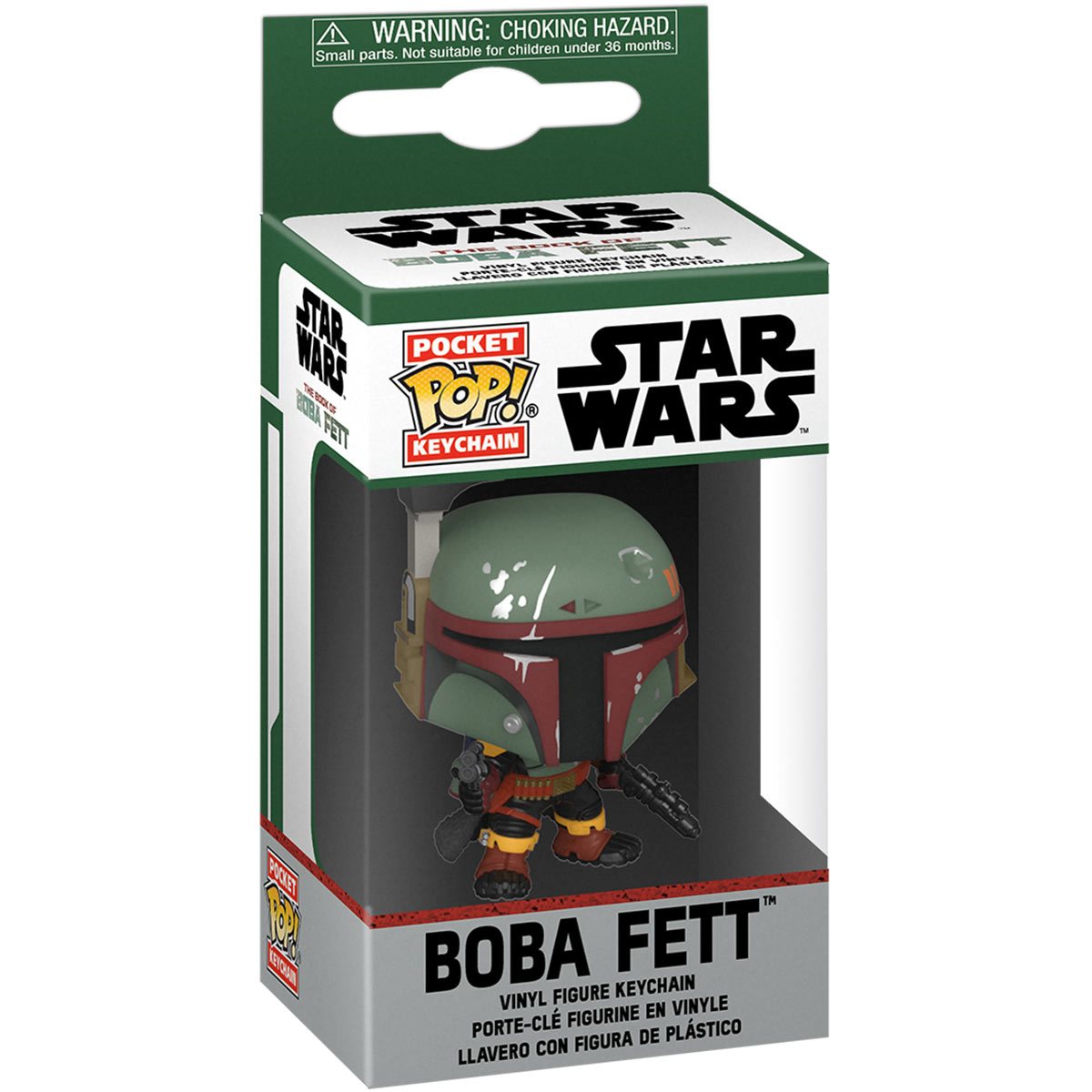 Funko Pop Keychain: Star Wars Book of Bobba Fett - Bobba Fett Llavero