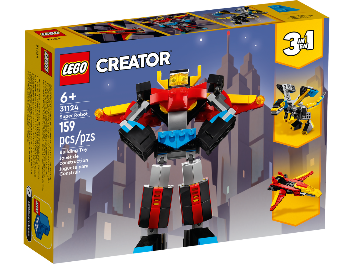 LEGO Creator 3 en 1 Robot Invencible 31124