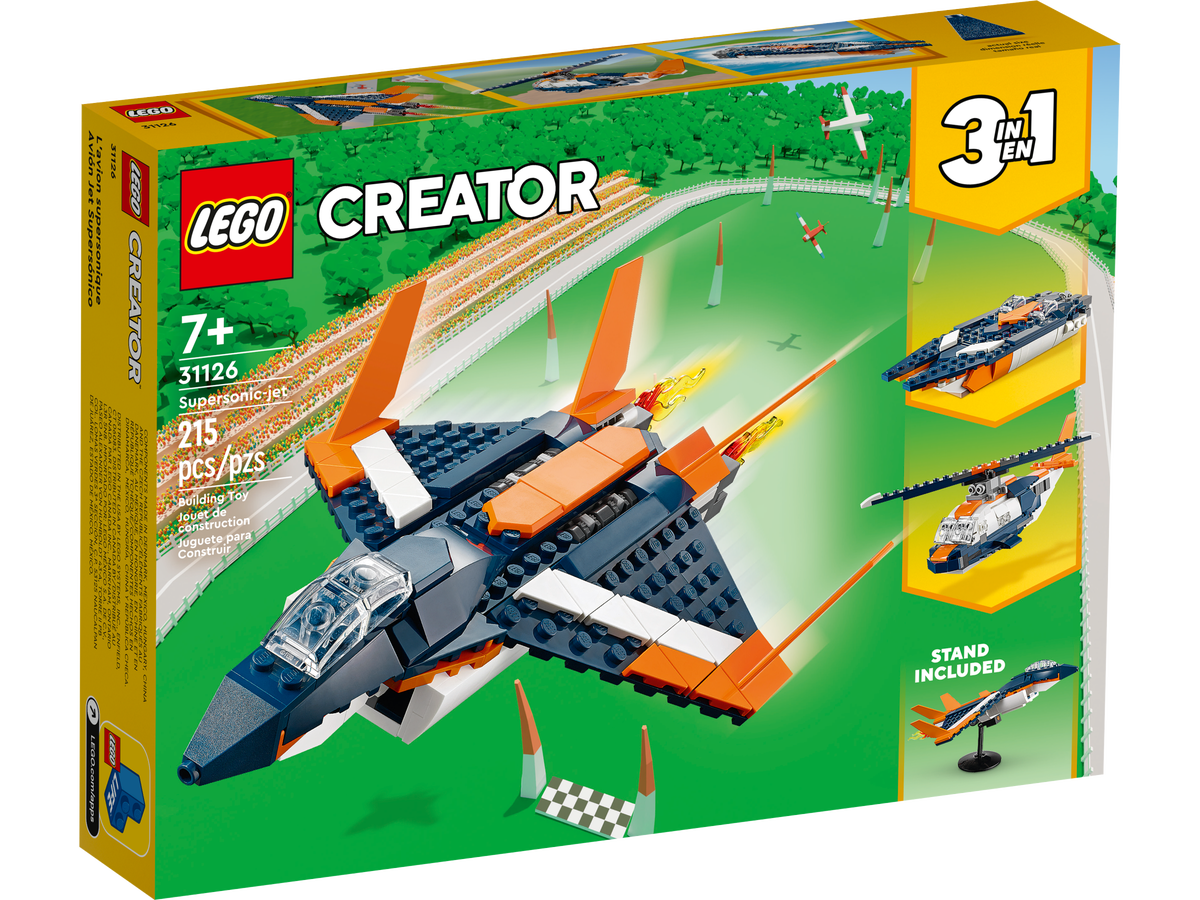 LEGO Creator 3 en 1 Reactor Supersonico 31126