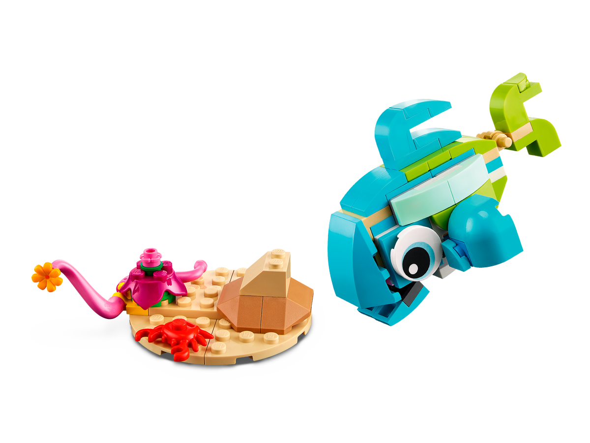 LEGO Creator 3 en 1 Delfin y Tortuga 31128