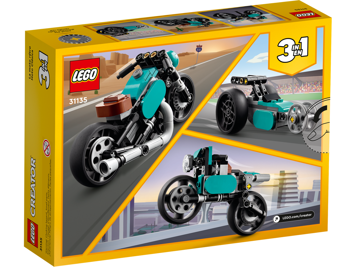 LEGO Creator 3 en 1 Moto Cl√°sica 31135
