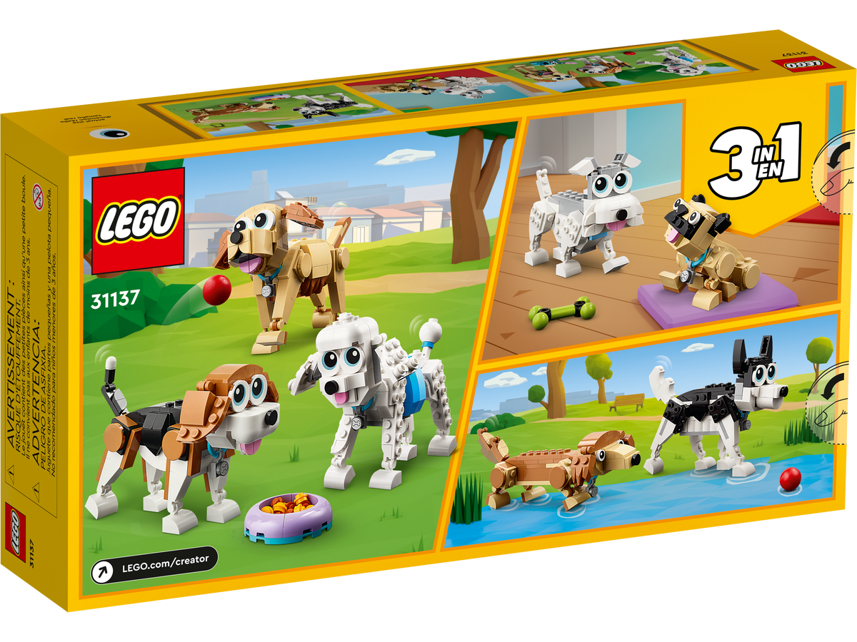 LEGO Creator 3 en 1 Perros Adorables 31137