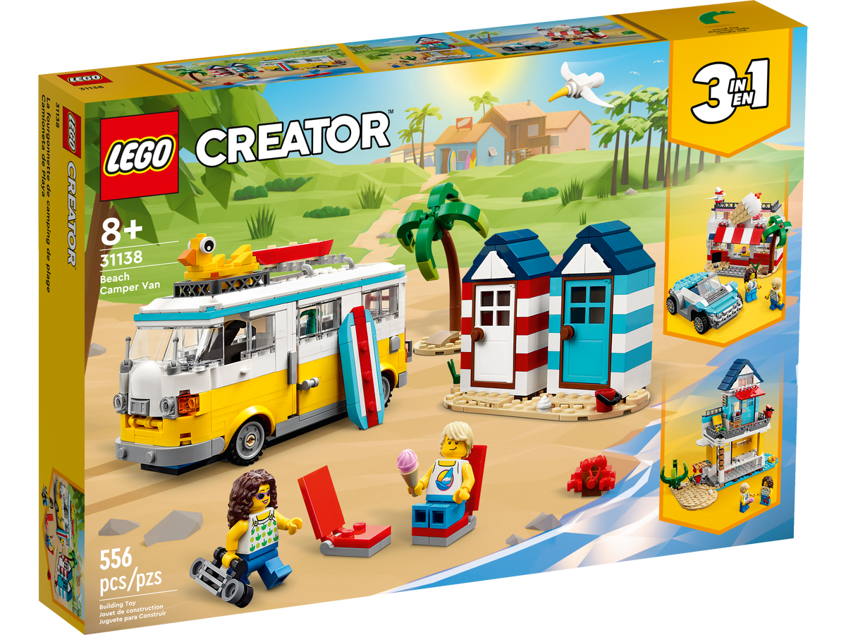 LEGO Creator 3 en 1 Furgoneta Playera 31138