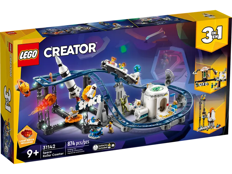 LEGO Creator 3 en 1 Montaña Rusa Espacial 31142